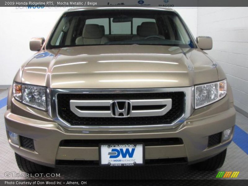 Mocha Metallic / Beige 2009 Honda Ridgeline RTS
