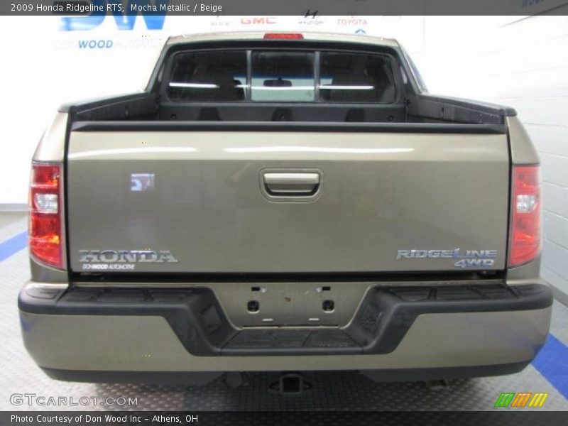 Mocha Metallic / Beige 2009 Honda Ridgeline RTS