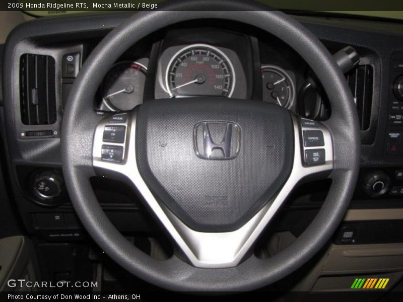  2009 Ridgeline RTS Steering Wheel