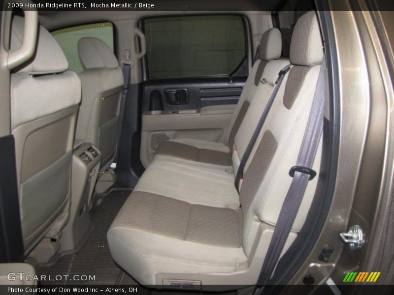  2009 Ridgeline RTS Beige Interior