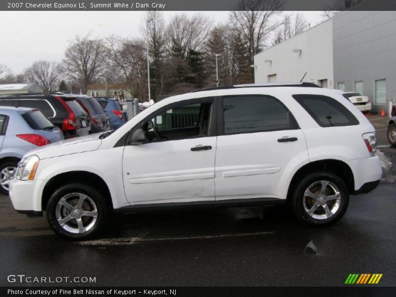 Summit White / Dark Gray 2007 Chevrolet Equinox LS