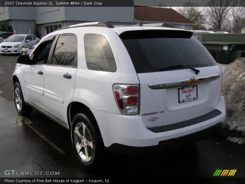 Summit White / Dark Gray 2007 Chevrolet Equinox LS