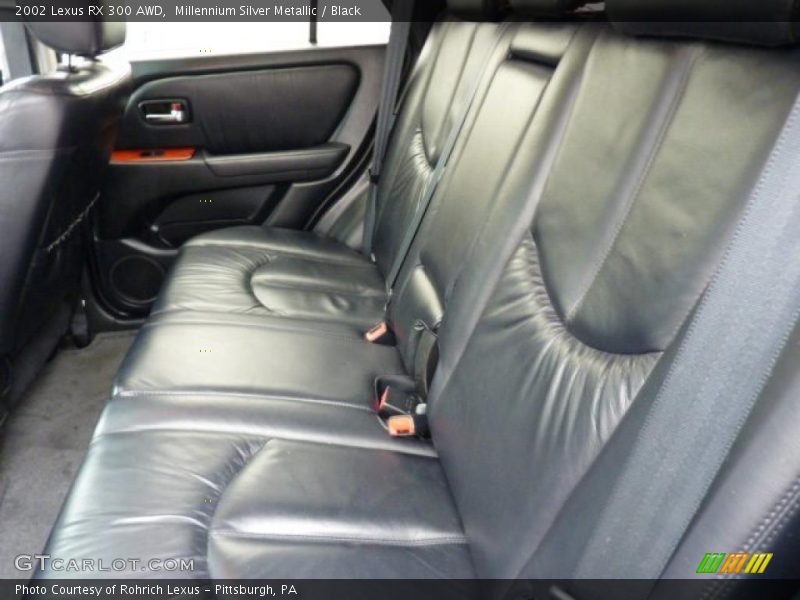 Millennium Silver Metallic / Black 2002 Lexus RX 300 AWD