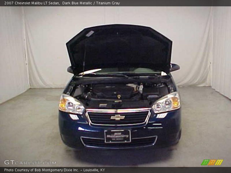 Dark Blue Metallic / Titanium Gray 2007 Chevrolet Malibu LT Sedan