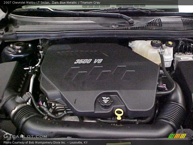 Dark Blue Metallic / Titanium Gray 2007 Chevrolet Malibu LT Sedan