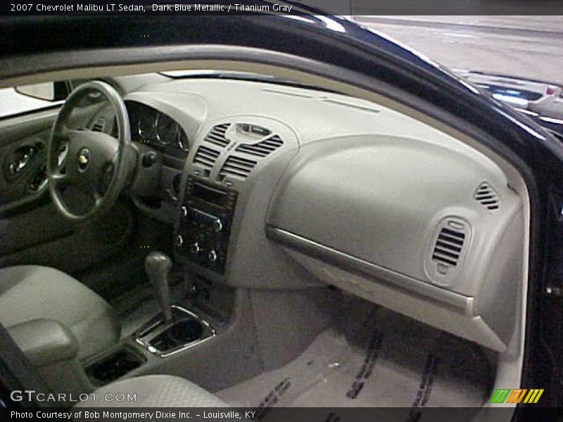 Dark Blue Metallic / Titanium Gray 2007 Chevrolet Malibu LT Sedan