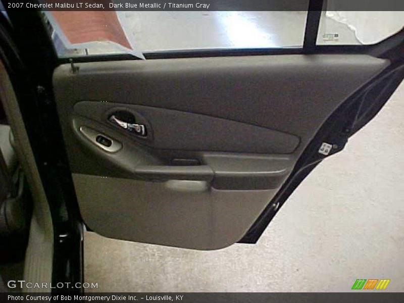 Dark Blue Metallic / Titanium Gray 2007 Chevrolet Malibu LT Sedan