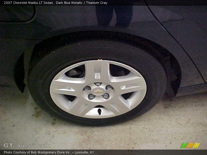 Dark Blue Metallic / Titanium Gray 2007 Chevrolet Malibu LT Sedan