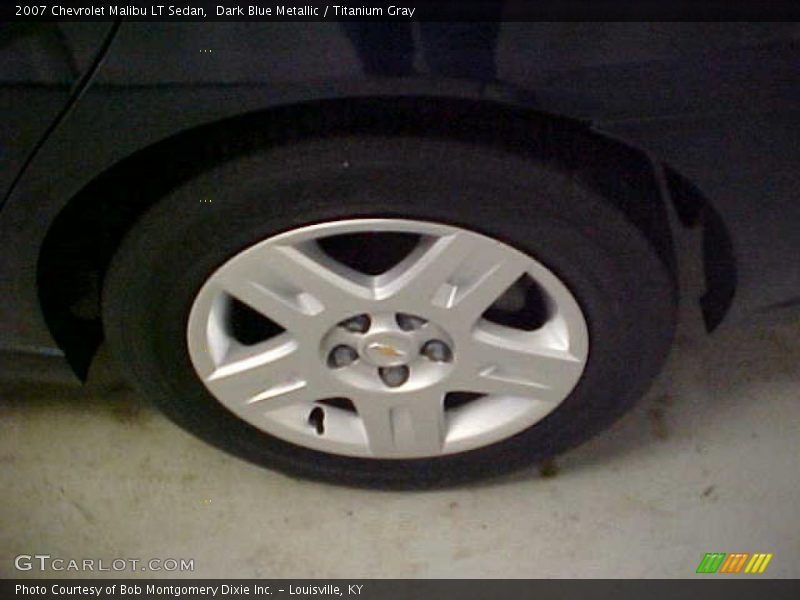 Dark Blue Metallic / Titanium Gray 2007 Chevrolet Malibu LT Sedan