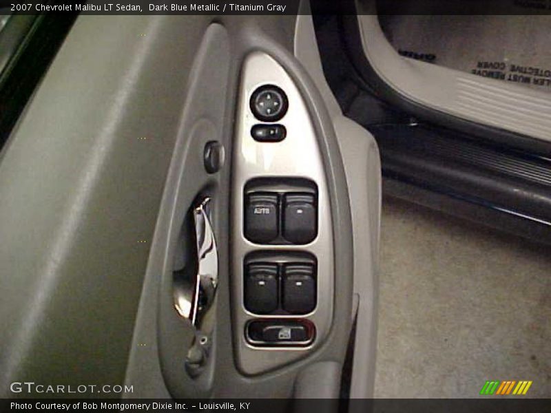 Dark Blue Metallic / Titanium Gray 2007 Chevrolet Malibu LT Sedan