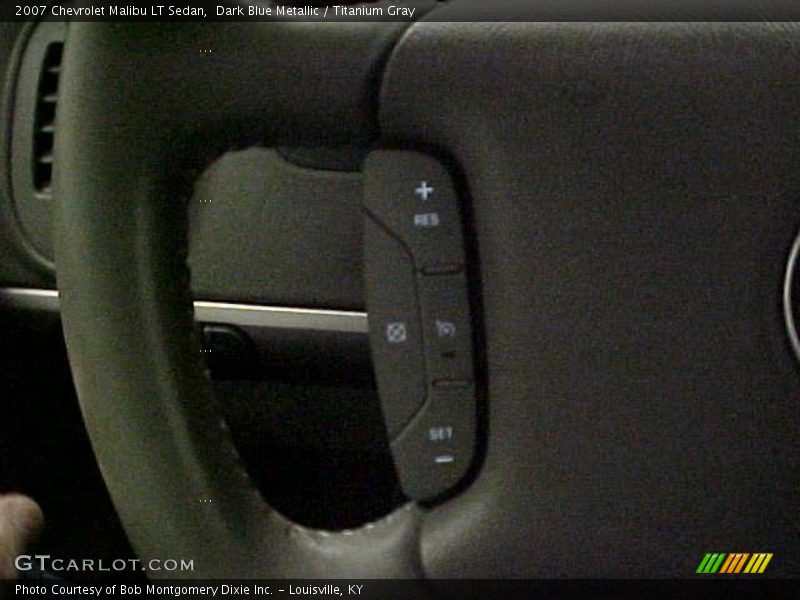 Dark Blue Metallic / Titanium Gray 2007 Chevrolet Malibu LT Sedan