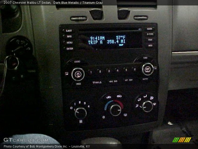 Dark Blue Metallic / Titanium Gray 2007 Chevrolet Malibu LT Sedan