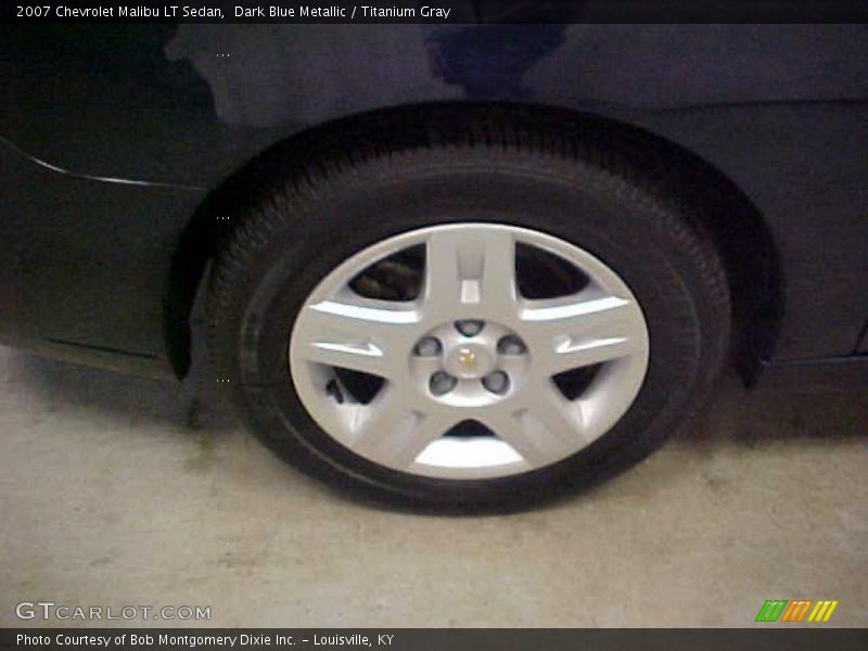 Dark Blue Metallic / Titanium Gray 2007 Chevrolet Malibu LT Sedan