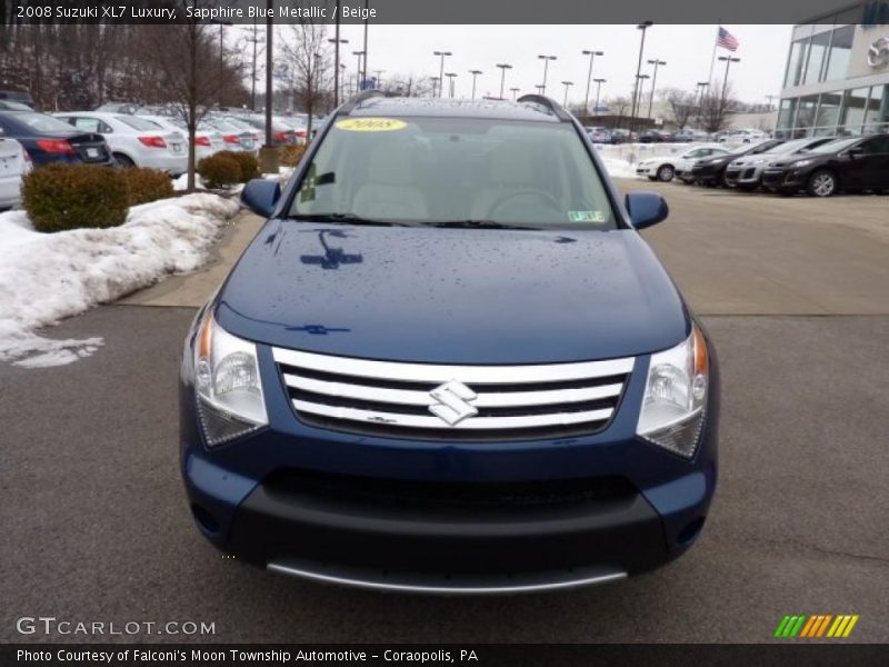 Sapphire Blue Metallic / Beige 2008 Suzuki XL7 Luxury