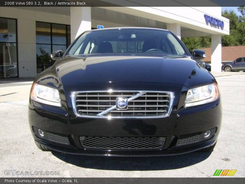 Black / Anthracite Black 2008 Volvo S80 3.2