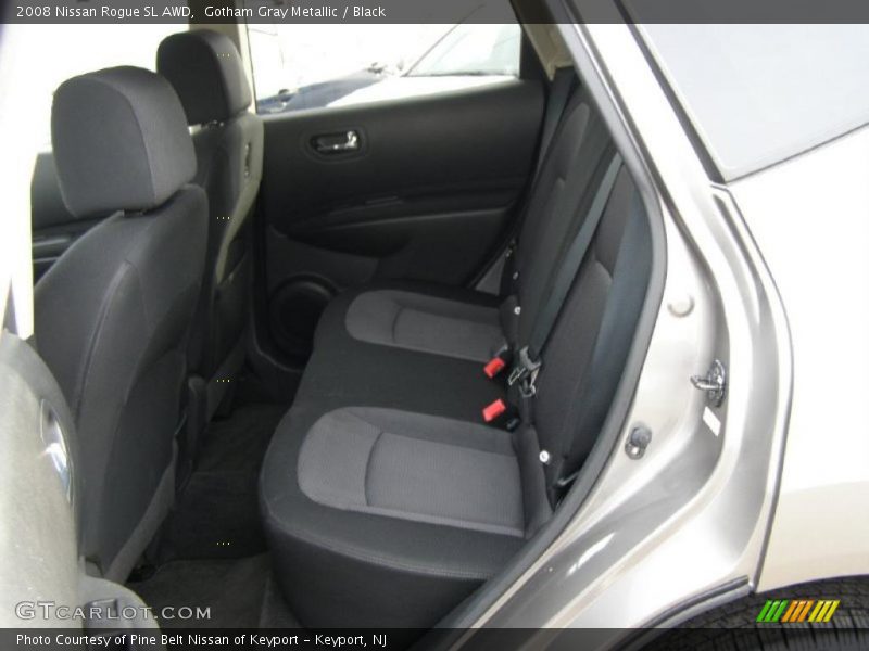Gotham Gray Metallic / Black 2008 Nissan Rogue SL AWD