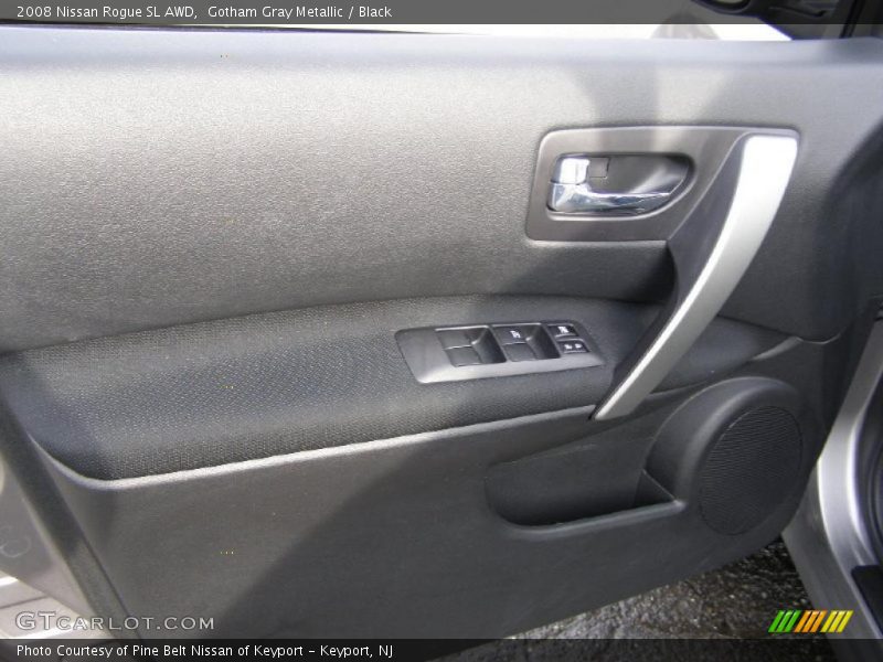 Gotham Gray Metallic / Black 2008 Nissan Rogue SL AWD