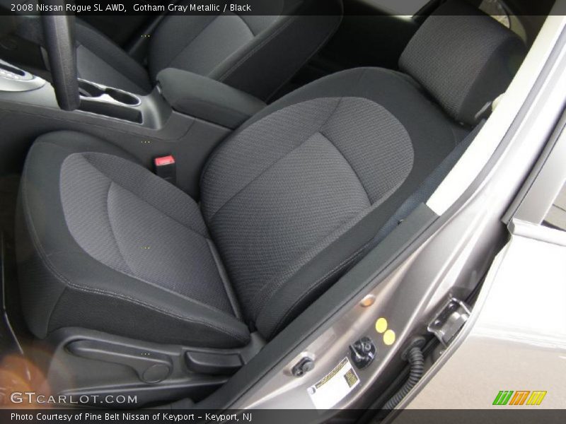 Gotham Gray Metallic / Black 2008 Nissan Rogue SL AWD