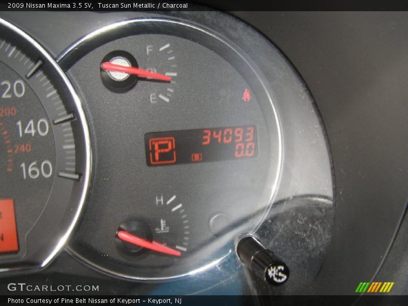 Tuscan Sun Metallic / Charcoal 2009 Nissan Maxima 3.5 SV
