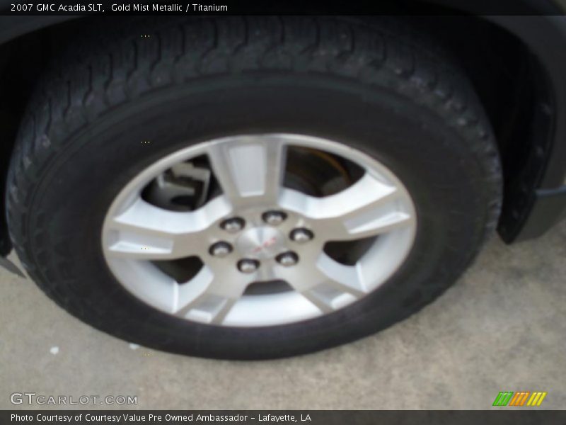 Gold Mist Metallic / Titanium 2007 GMC Acadia SLT