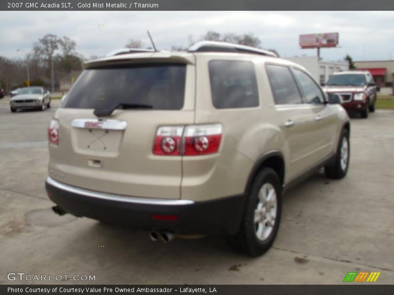 Gold Mist Metallic / Titanium 2007 GMC Acadia SLT