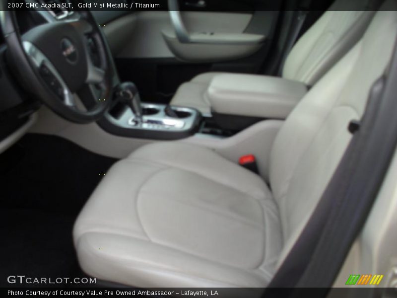 Gold Mist Metallic / Titanium 2007 GMC Acadia SLT
