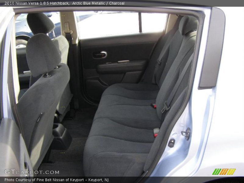 Arctic Blue Metallic / Charcoal 2010 Nissan Versa 1.8 S Hatchback