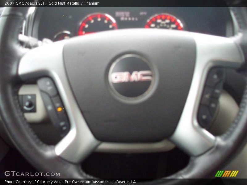 Gold Mist Metallic / Titanium 2007 GMC Acadia SLT