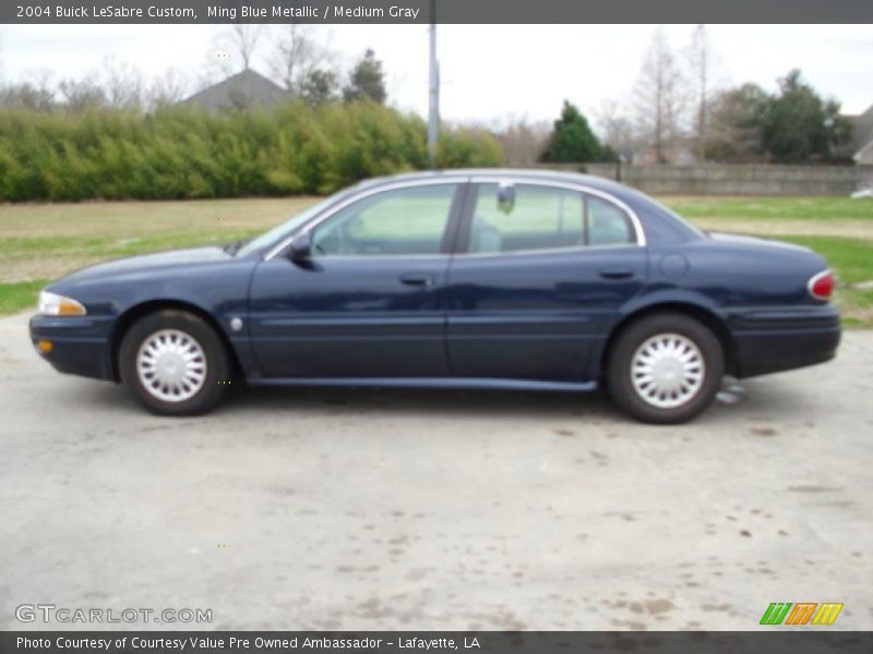 Ming Blue Metallic / Medium Gray 2004 Buick LeSabre Custom