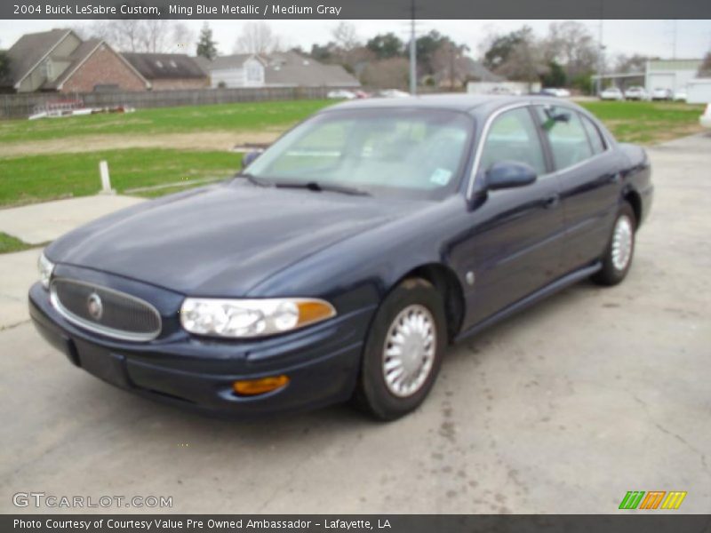 Ming Blue Metallic / Medium Gray 2004 Buick LeSabre Custom