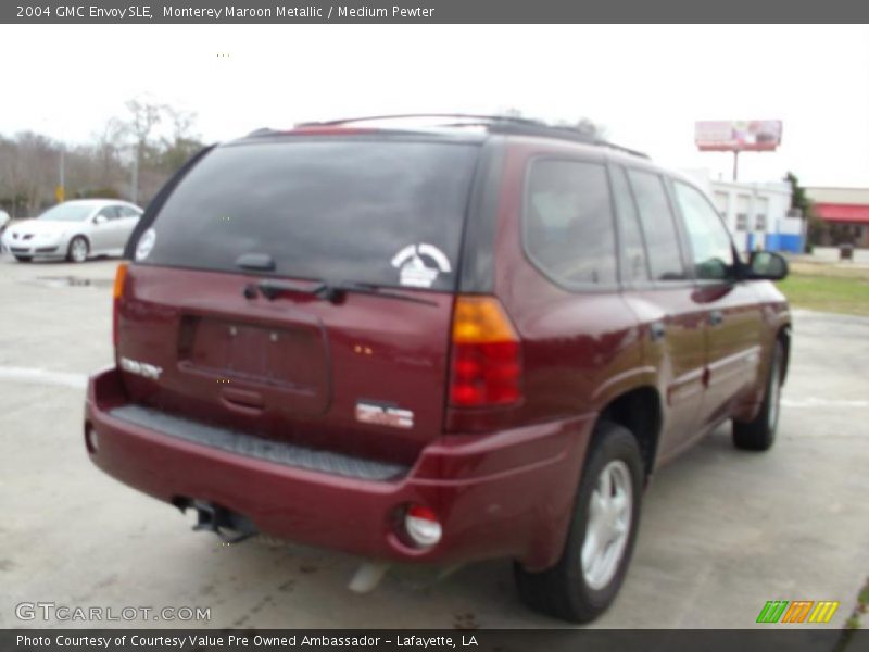 Monterey Maroon Metallic / Medium Pewter 2004 GMC Envoy SLE