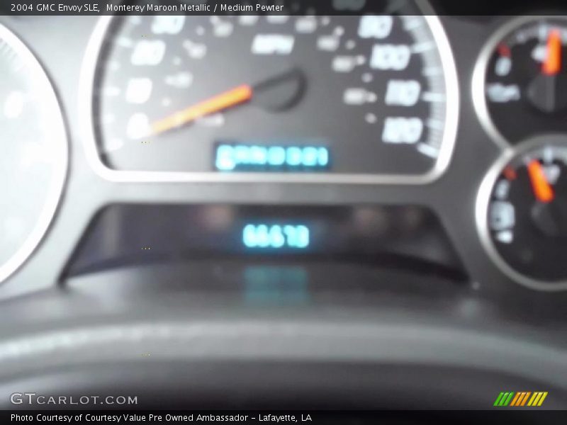 Monterey Maroon Metallic / Medium Pewter 2004 GMC Envoy SLE