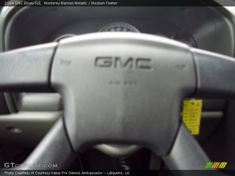 Monterey Maroon Metallic / Medium Pewter 2004 GMC Envoy SLE