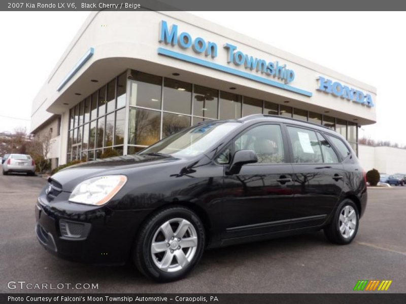 Black Cherry / Beige 2007 Kia Rondo LX V6