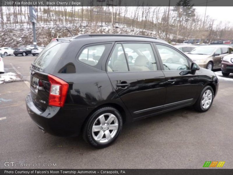 Black Cherry / Beige 2007 Kia Rondo LX V6