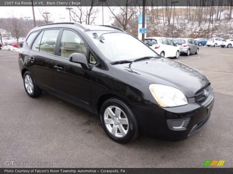Black Cherry / Beige 2007 Kia Rondo LX V6
