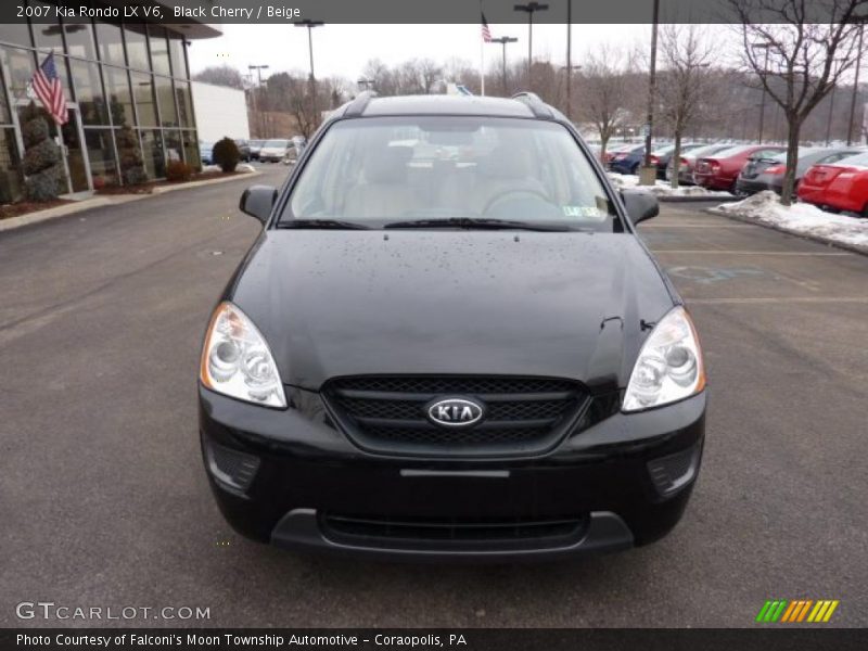 Black Cherry / Beige 2007 Kia Rondo LX V6