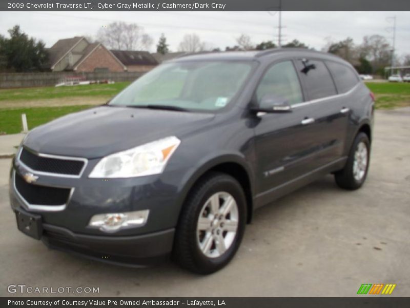 Cyber Gray Metallic / Cashmere/Dark Gray 2009 Chevrolet Traverse LT