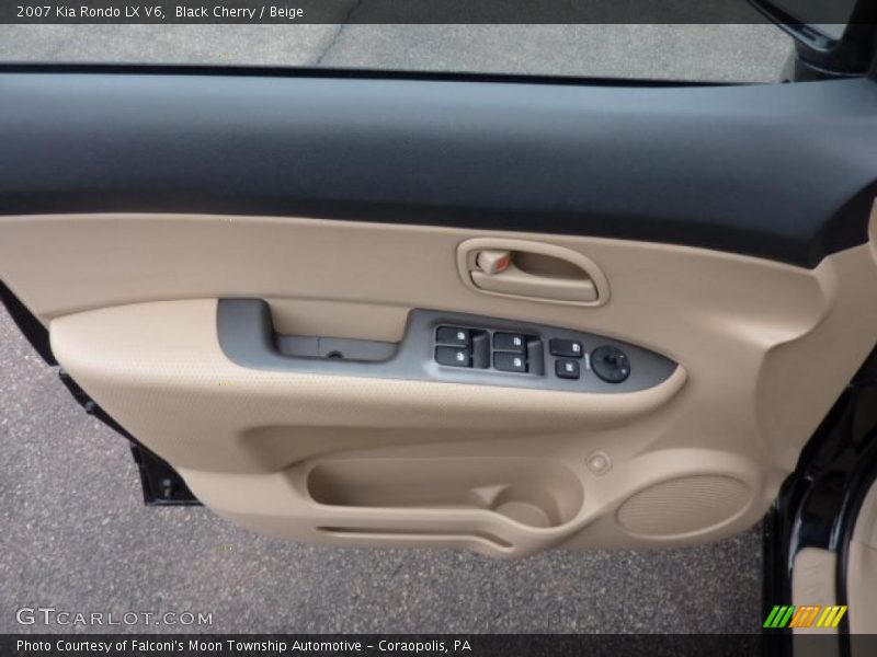 Black Cherry / Beige 2007 Kia Rondo LX V6