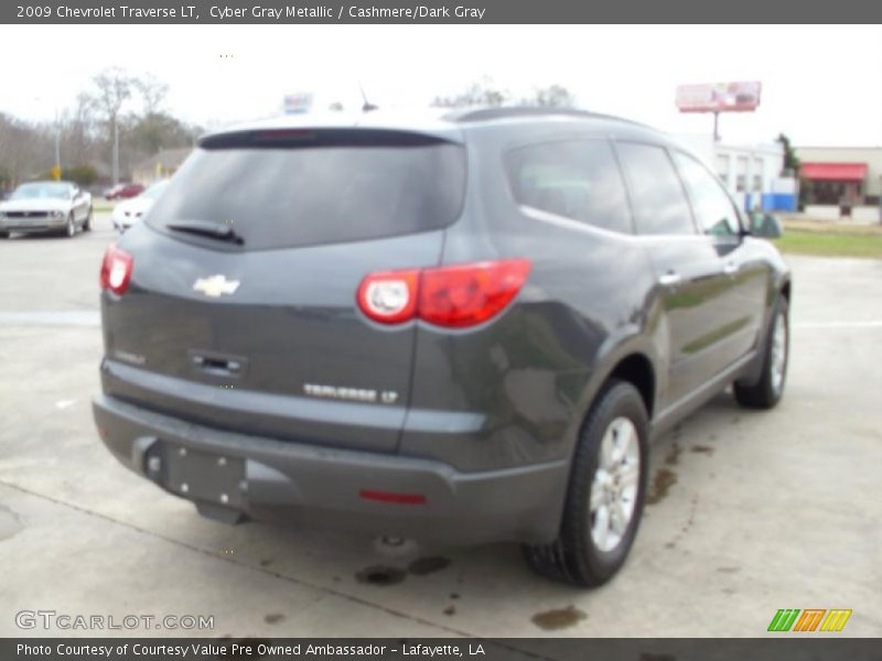 Cyber Gray Metallic / Cashmere/Dark Gray 2009 Chevrolet Traverse LT