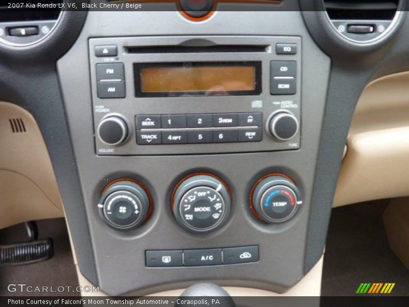 Black Cherry / Beige 2007 Kia Rondo LX V6