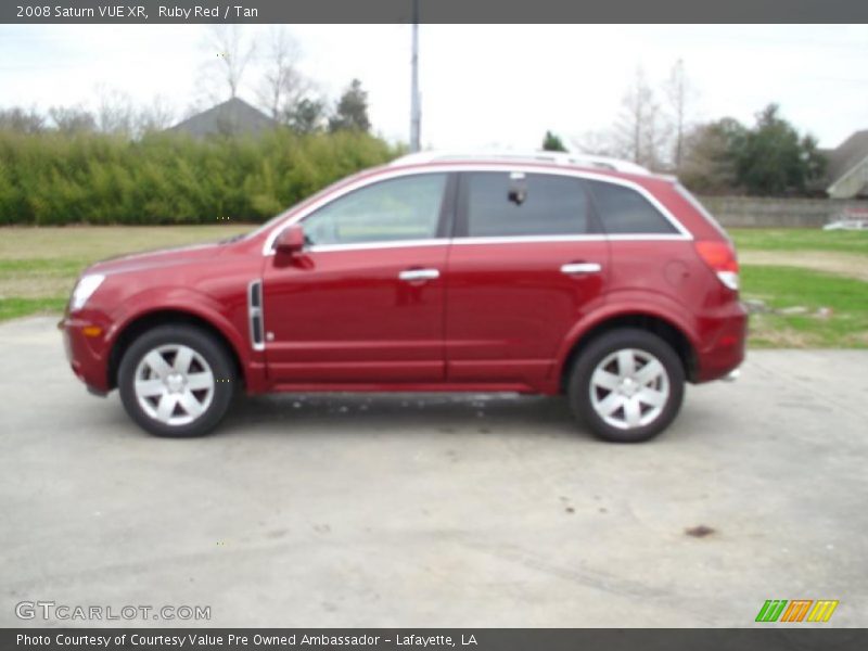 Ruby Red / Tan 2008 Saturn VUE XR