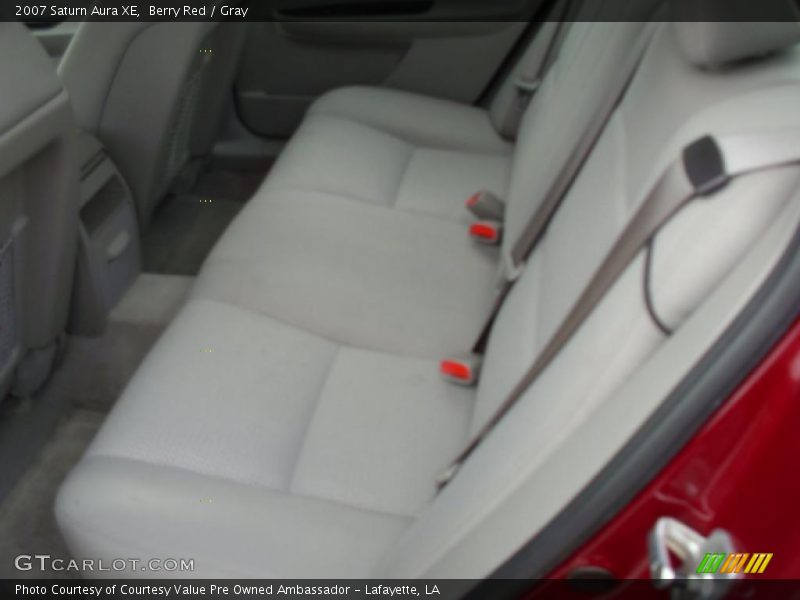 Berry Red / Gray 2007 Saturn Aura XE