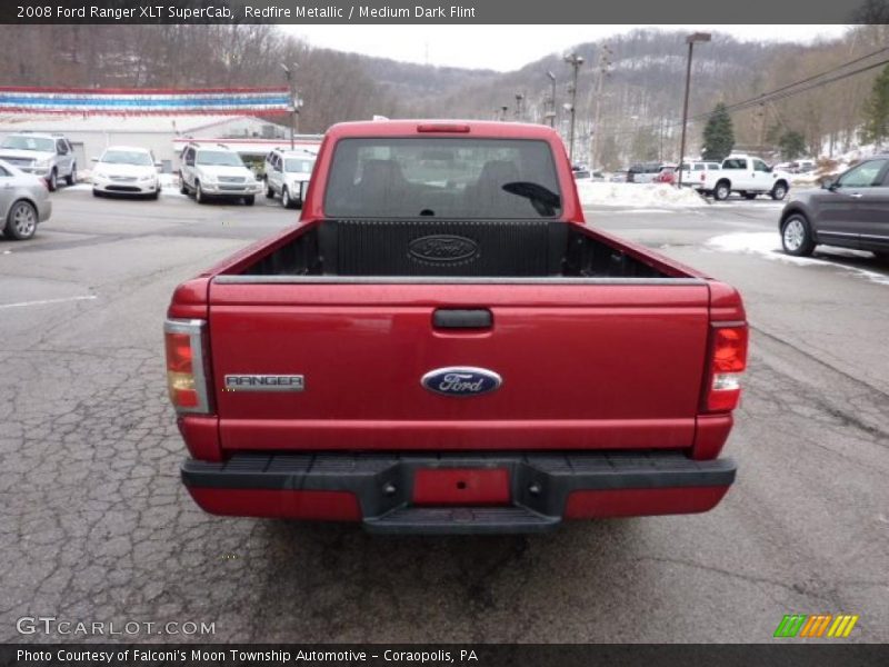 Redfire Metallic / Medium Dark Flint 2008 Ford Ranger XLT SuperCab