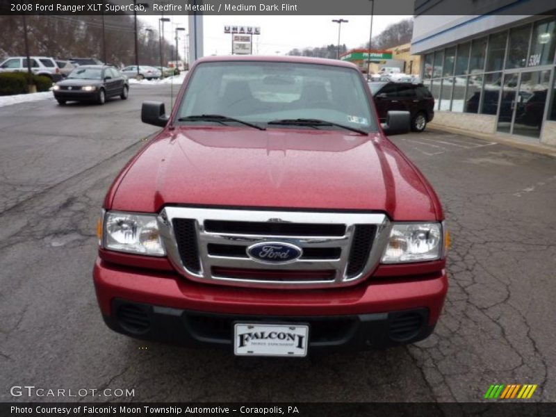 Redfire Metallic / Medium Dark Flint 2008 Ford Ranger XLT SuperCab
