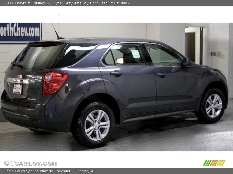 Cyber Gray Metallic / Light Titanium/Jet Black 2011 Chevrolet Equinox LS