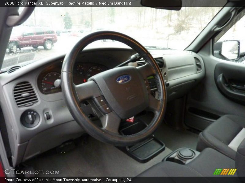 Redfire Metallic / Medium Dark Flint 2008 Ford Ranger XLT SuperCab