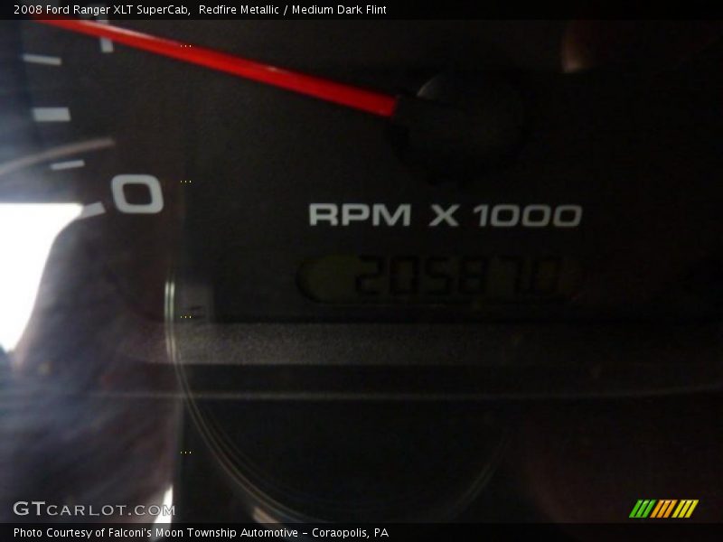 Redfire Metallic / Medium Dark Flint 2008 Ford Ranger XLT SuperCab