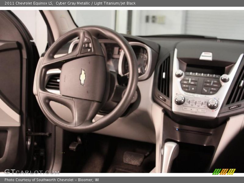 Cyber Gray Metallic / Light Titanium/Jet Black 2011 Chevrolet Equinox LS