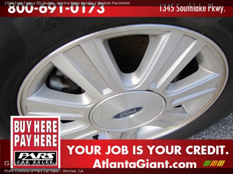 Arizona Beige Metallic / Medium Parchment 2004 Ford Taurus SEL Sedan
